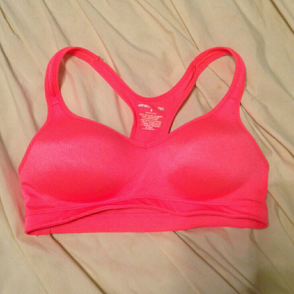 Hot pink Marika tek sports bra